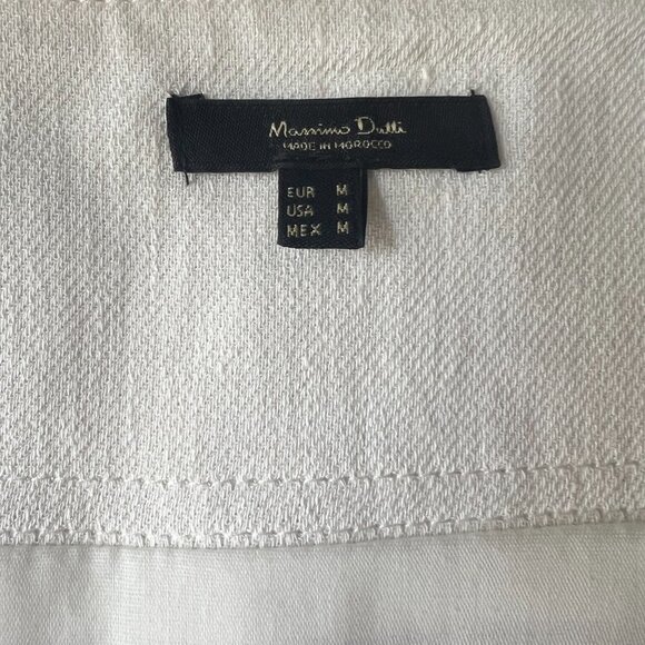 Massimo Dutti twill midi skirt - Picture 3 of 4